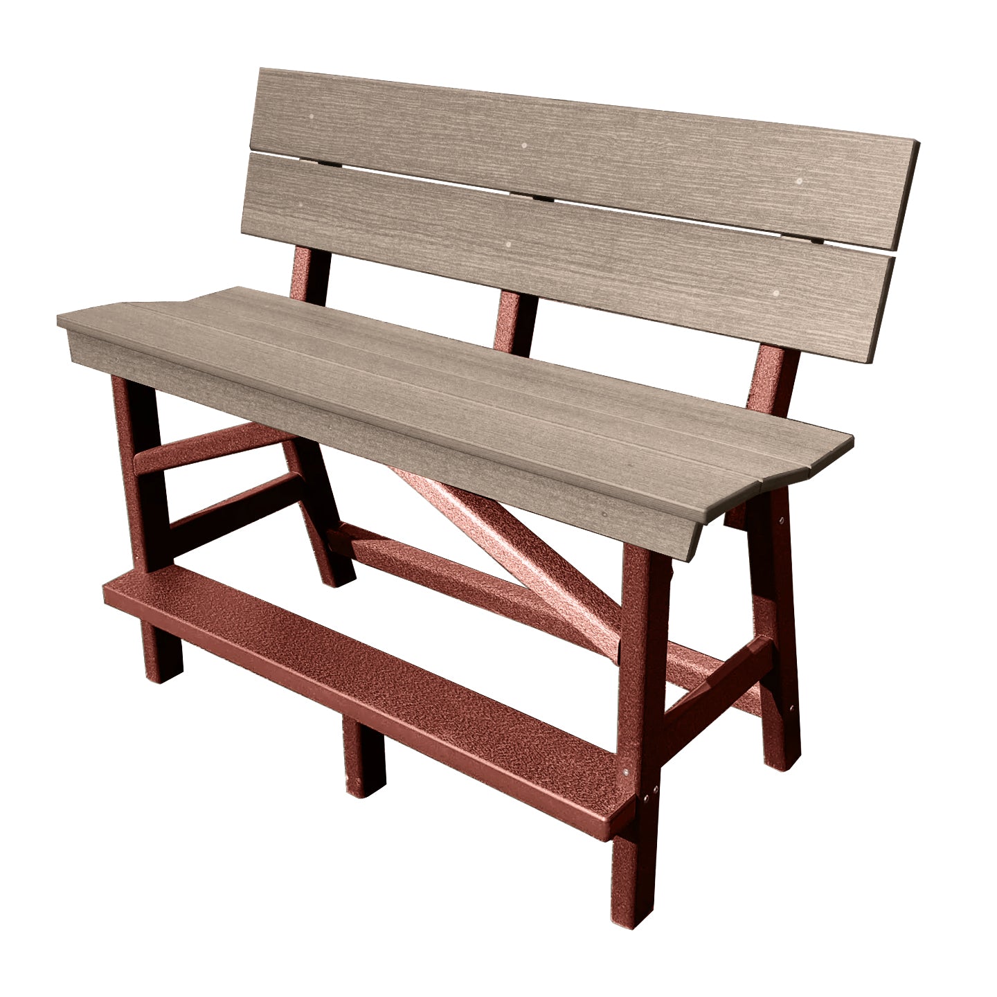 Stanton Standard Counter Height Bench with Back