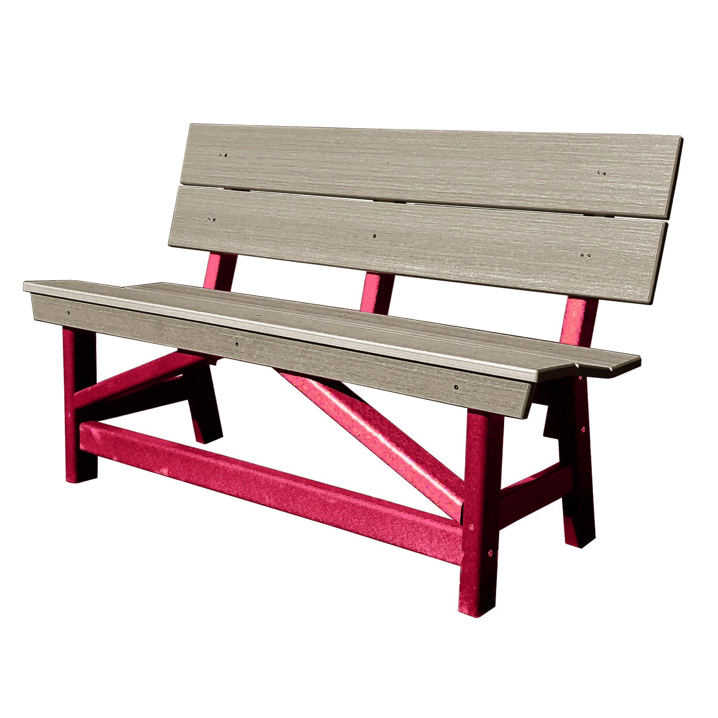 Stanton Standard Dining Height Bench with Back