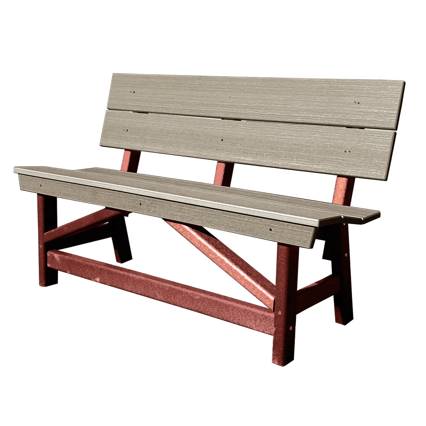 Stanton Standard Dining Height Bench with Back
