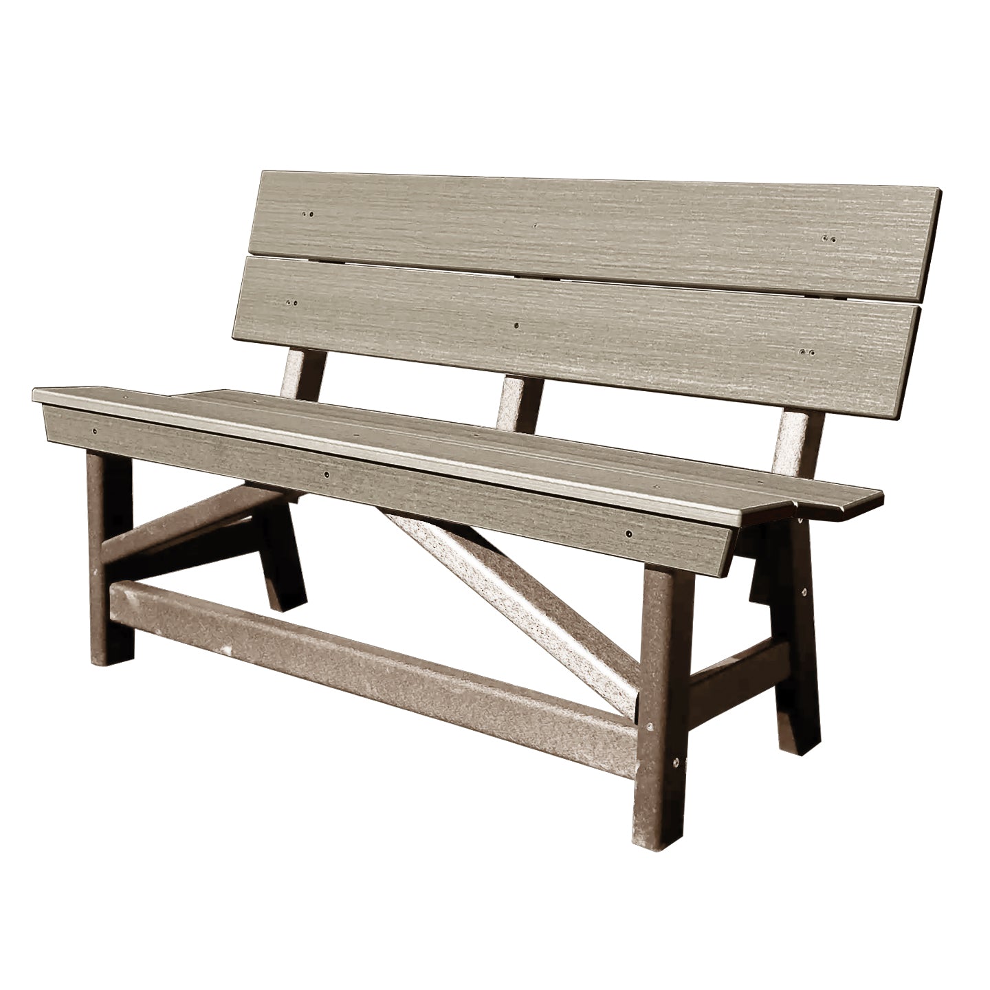 Stanton Standard Dining Height Bench with Back