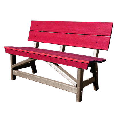 Stanton Standard Dining Height Bench with Back