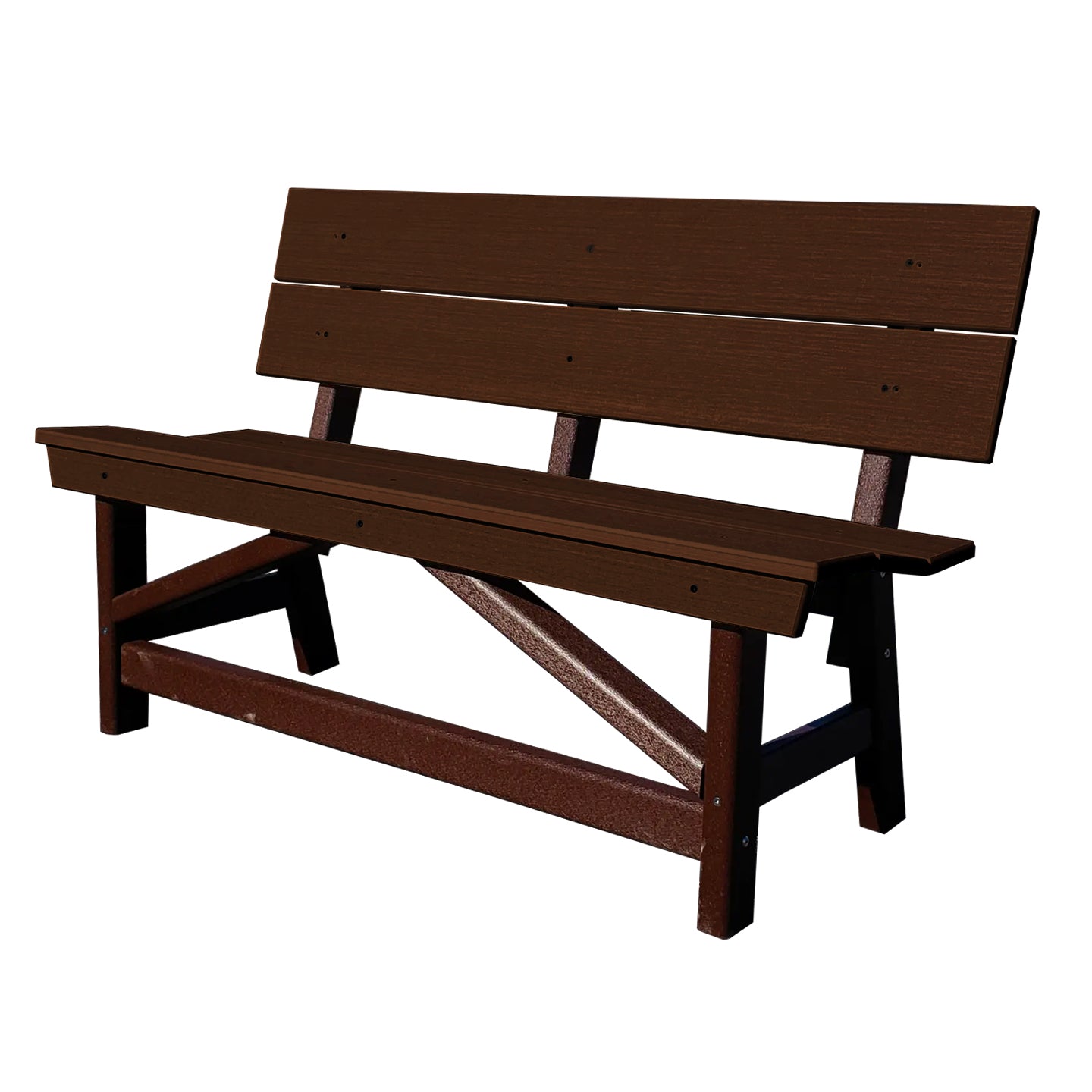 Stanton Standard Dining Height Bench with Back