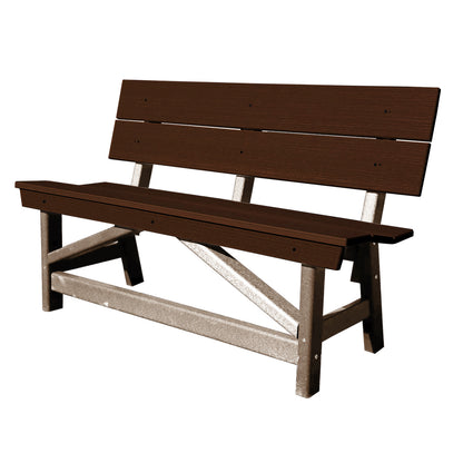 Stanton Standard Dining Height Bench with Back