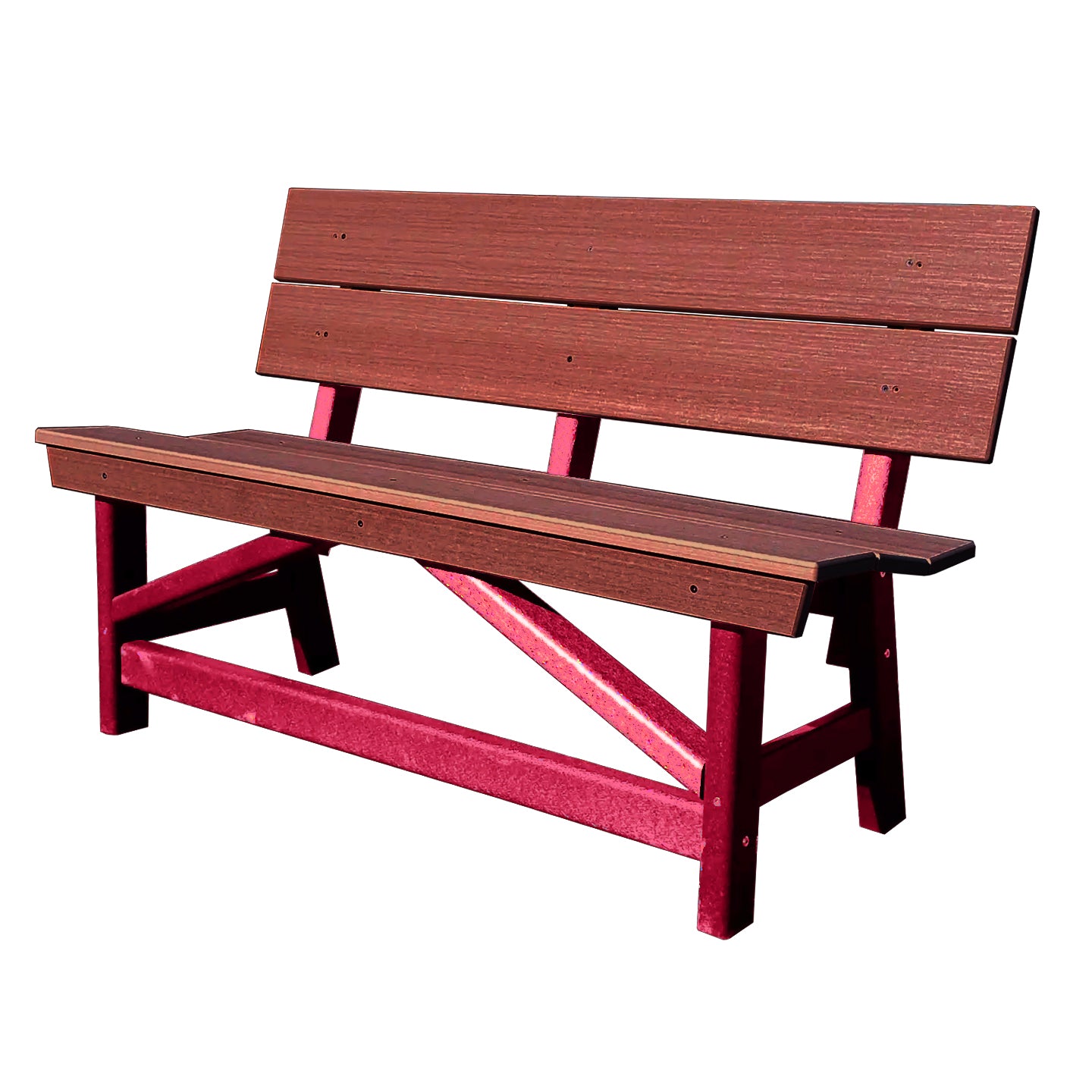 Stanton Standard Dining Height Bench with Back