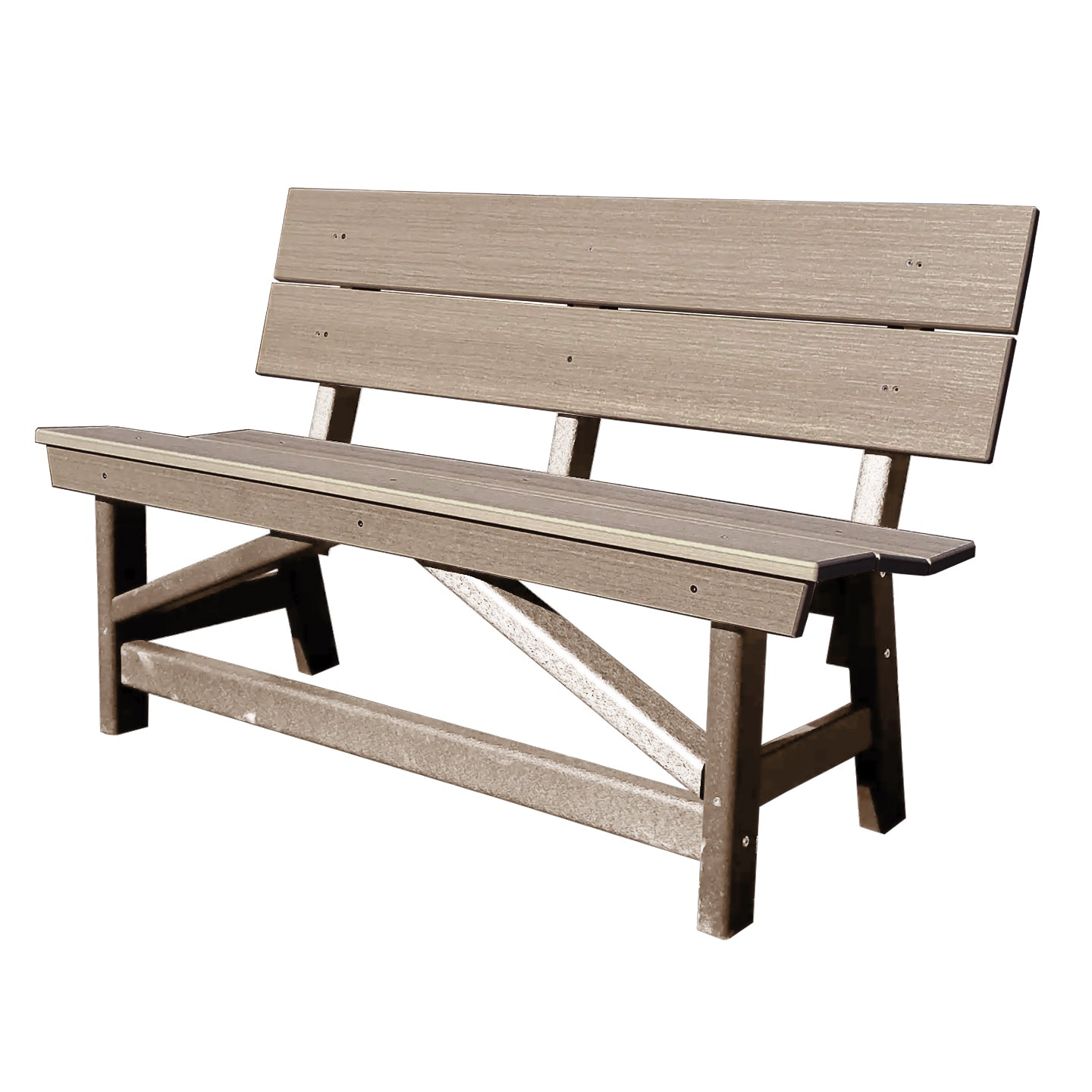 Stanton Standard Dining Height Bench with Back