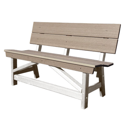Stanton Standard Dining Height Bench with Back