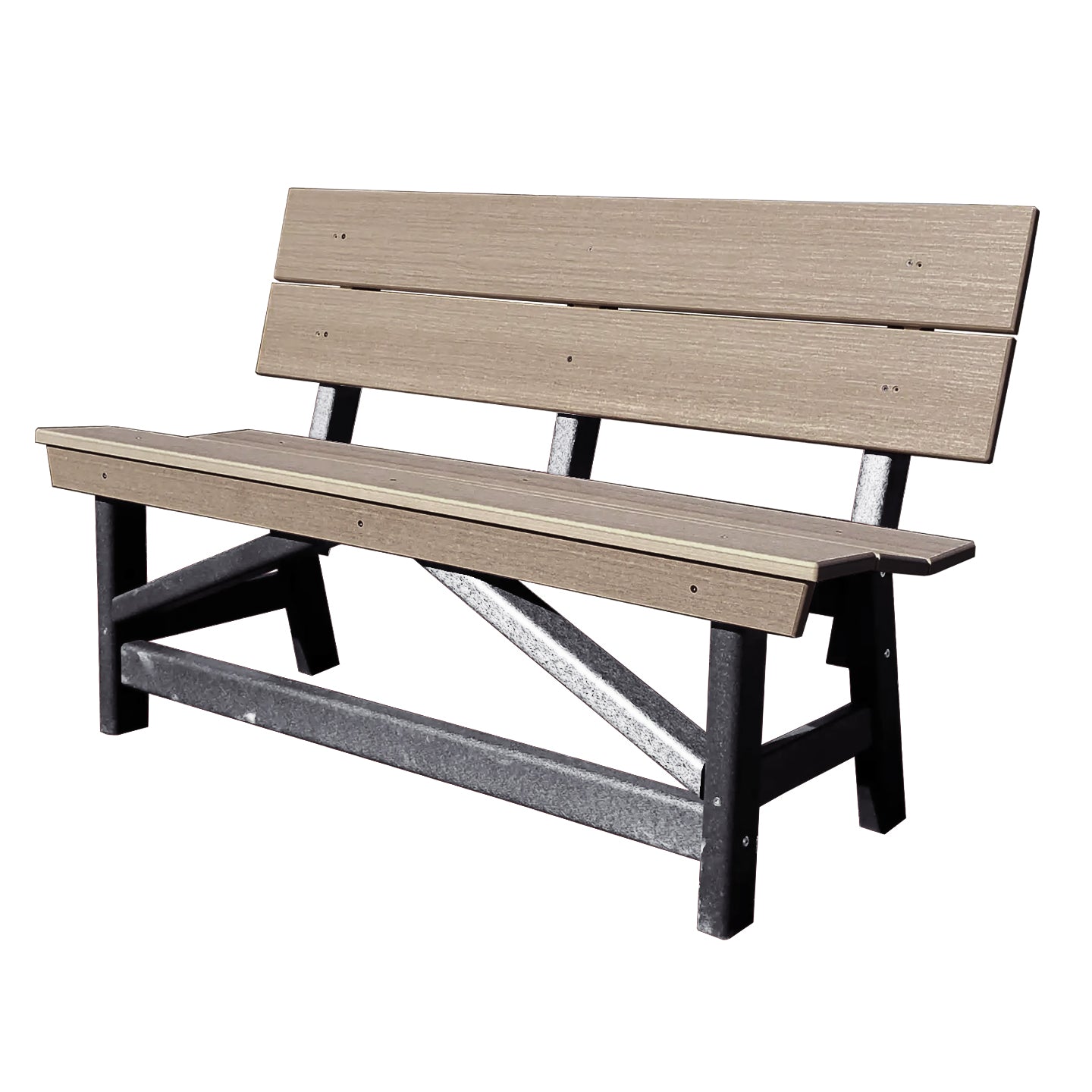 Stanton Standard Dining Height Bench with Back