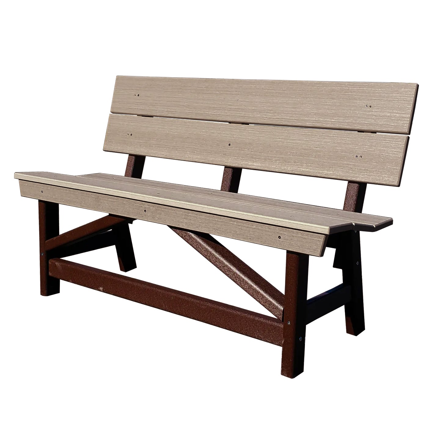 Stanton Standard Dining Height Bench with Back