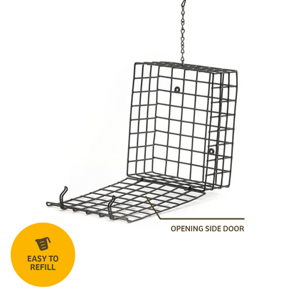 Suet Cage with Mounting Screws and Chain