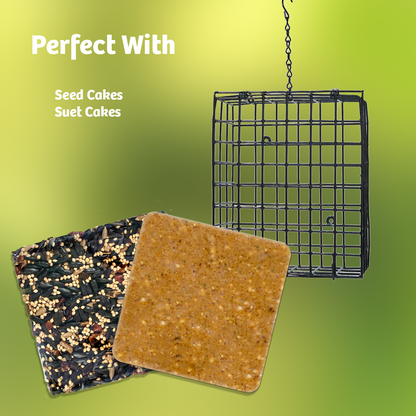 Suet Cage with Mounting Screws and Chain