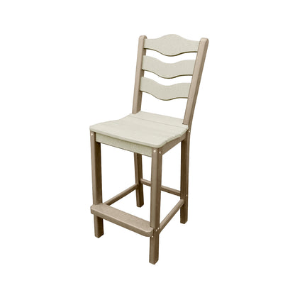 Traditional Bar Height Standard Armless Chair