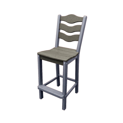 Traditional Bar Height Standard Armless Chair