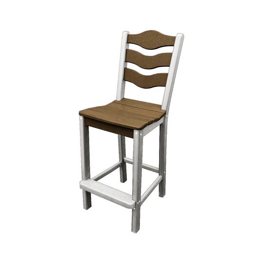 Traditional Bar Height Standard Armless Chair