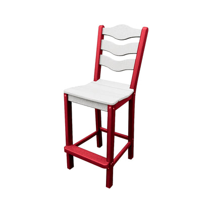 Traditional Bar Height Standard Armless Chair