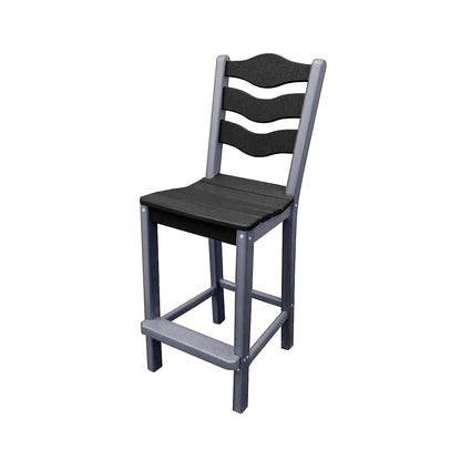 Traditional Bar Height Standard Armless Chair