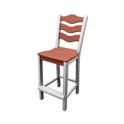Traditional Bar Height Standard Armless Chair