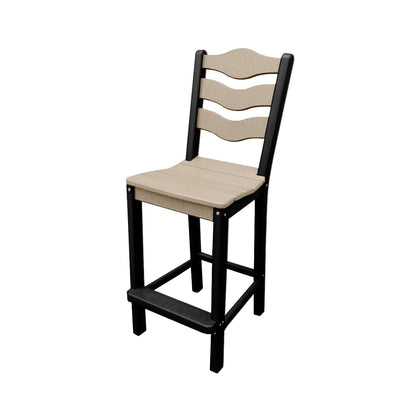 Traditional Bar Height Standard Armless Chair