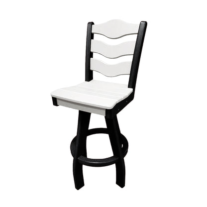 Traditional Bar Height Swivel Armless Chair