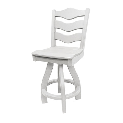Traditional Counter Height Swivel Armless Chair