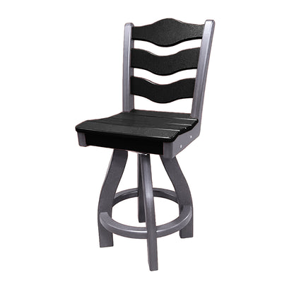 Traditional Counter Height Swivel Armless Chair