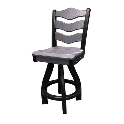 Traditional Counter Height Swivel Armless Chair