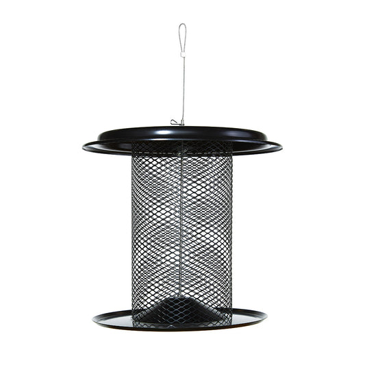 Magnet Mesh Hanging Bird Feeder for Sunflower in Black - Birds Choice