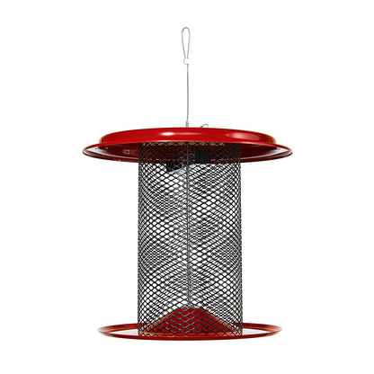 Magnet Mesh Hanging Bird Feeder for Sunflower in Red - Birds Choice