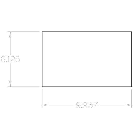 Replacement Plexiglass for WBUR200S, WBUR200RED, WBUMR200S, & WBUR200STRAY