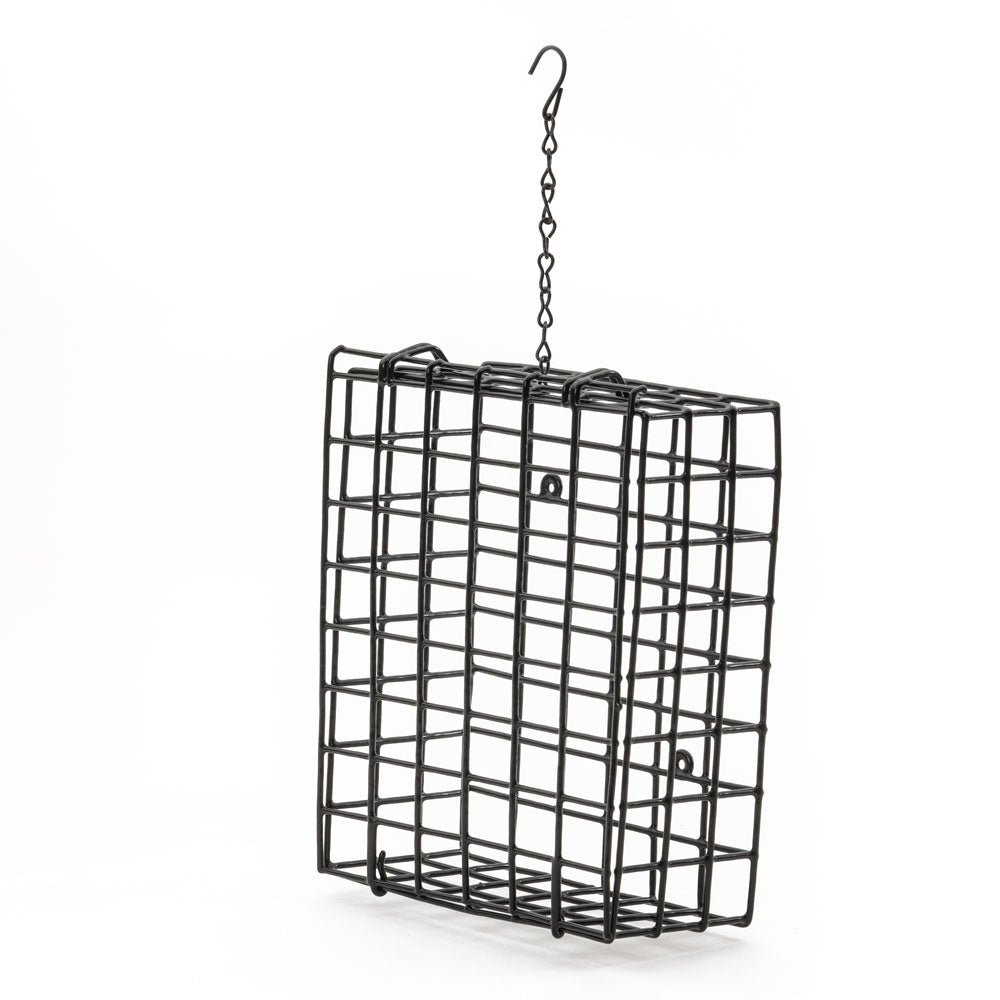 Seed and Suet Block Cage with Hanging Chain - Birds Choice