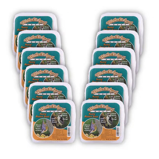 Pine Tree Farms Birdwatchers Best Nutty Butter Suet Cakes - Case of 12