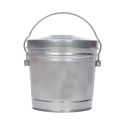 Galvanized Steel Locking Lid Seed Can with Lid - 6 Gallon - Birds Choice