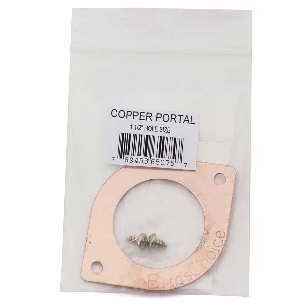 Copper Portal Predator Guard for Bird House 1.5" - Birds Choice