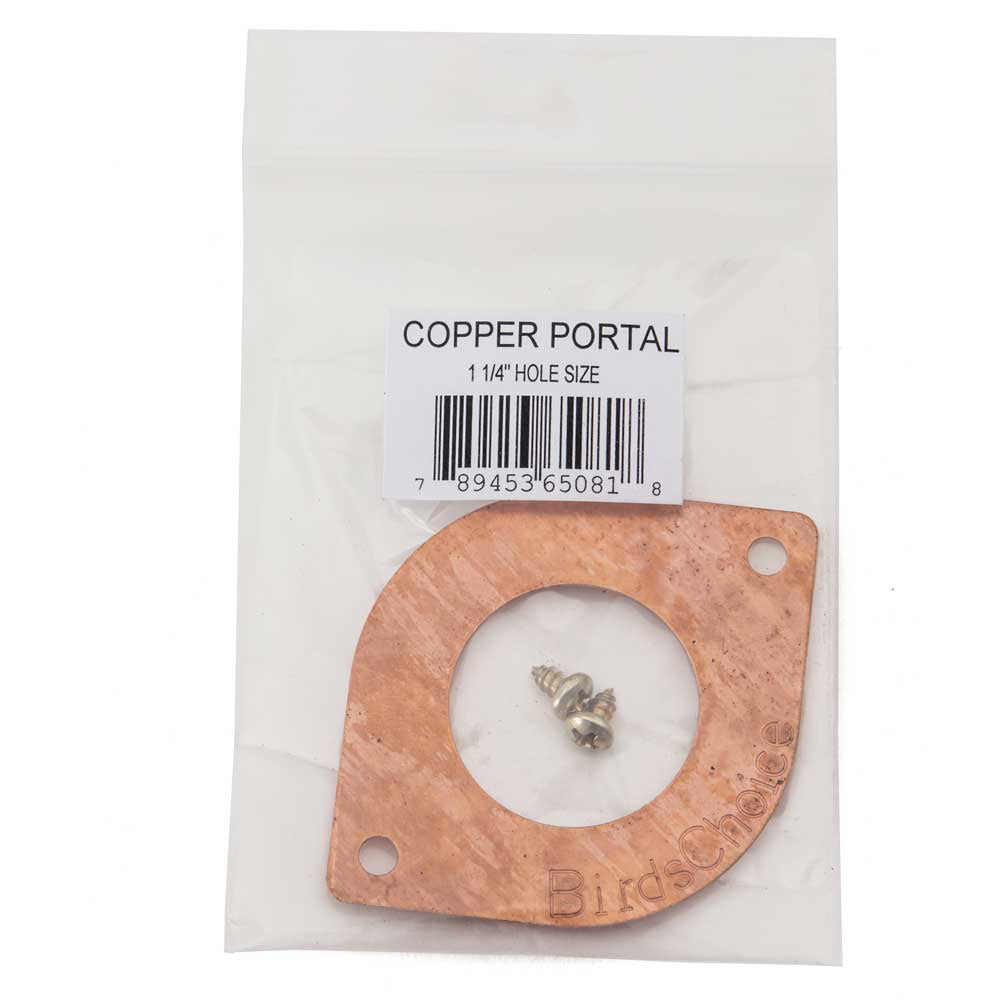 Copper Portal Predator Guard for Bird House 1.25" - Birds Choice