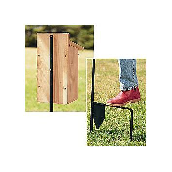 Erva Step In Bluebird House Pole Set - Birds Choice