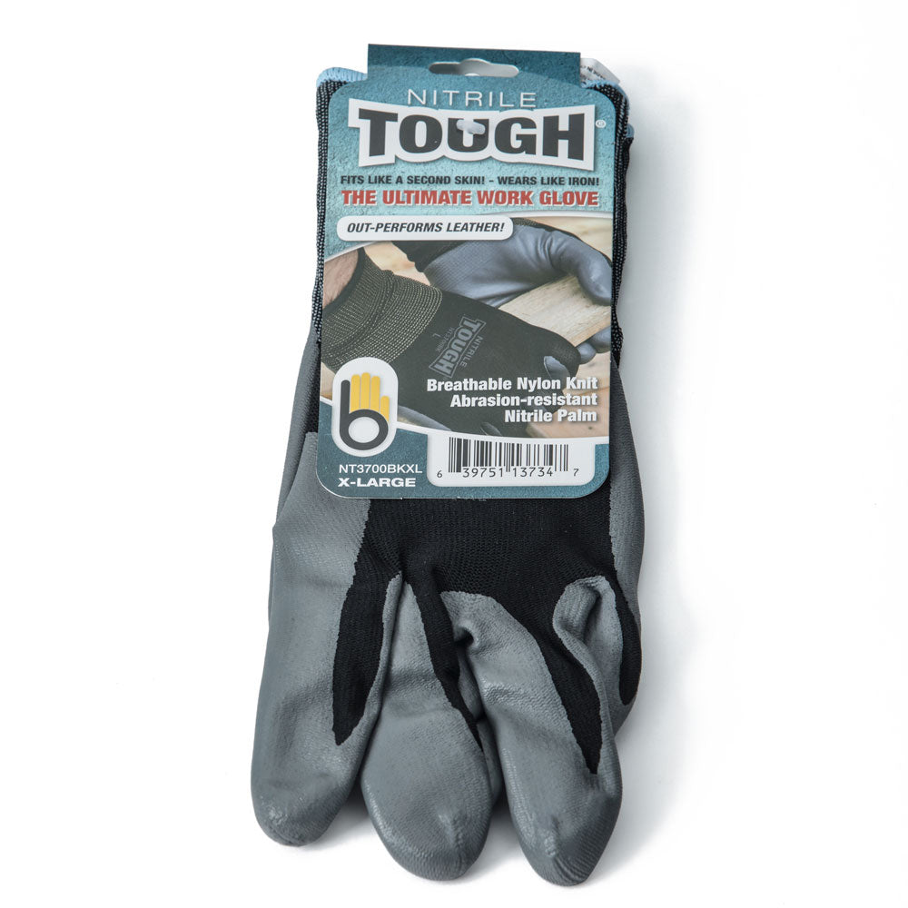 Nitrile Touch Gardening Gloves Black Size X-Large - Birds Choice