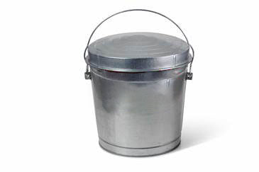 Galvanized Steel Locking Lid Seed Can with Lid-10 Gallon - Birds Choice