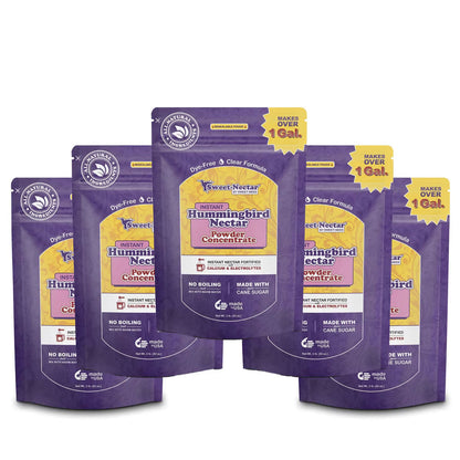 Hummingbird Nectar (32oz) Instant Powder Concentrate, Case Pack of 5