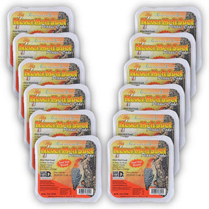 Pine Tree Farms Never Melt Peanut Suet Cake - Case of 12