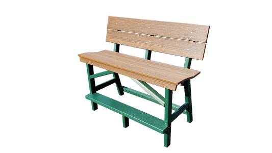 Stanton Standard Bar Height Bench with Back - Birds Choice