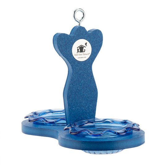 Bluebird Mini Trio 2 Cup Hanging Feeder in Blue - Birds Choice