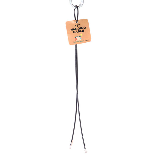 15" Black Push-In Hanging Cable - Birds Choice