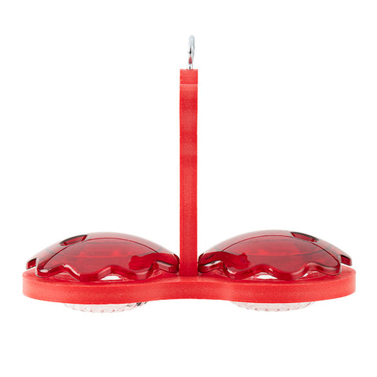 Hummingbird Mini Trio 2 Cup Hanging Feeder in Red - Birds Choice