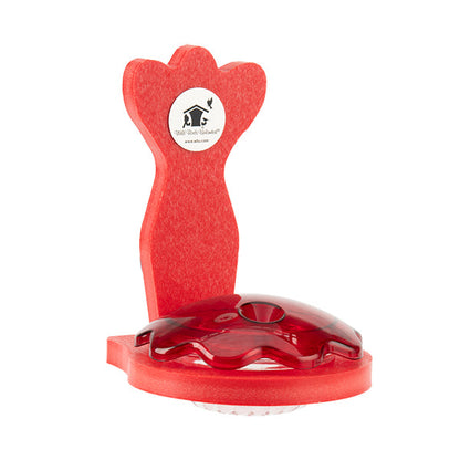 Hummingbird Mini Trio 1 Cup Window Feeder in Red - Birds Choice