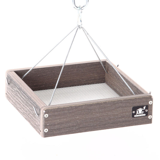 Modern Rustic Small Hanging Platform Feeder - Birds Choice