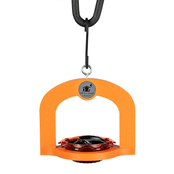 Oriole Mini Trio 1 Cup Hanging Feeder in Orange - Birds Choice