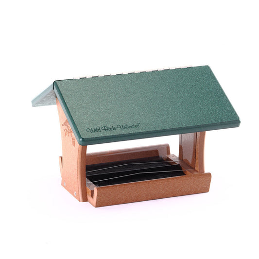 EcoTough Classic Hopper Feeder with Green Roof - Birds Choice