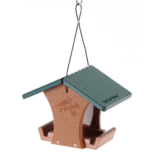 EcoTough Classic Too Hopper Feeder with Green Roof - Birds Choice