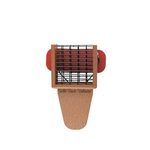 EcoTough Single Tail Prop Suet Feeder with Red Roof - Birds Choice