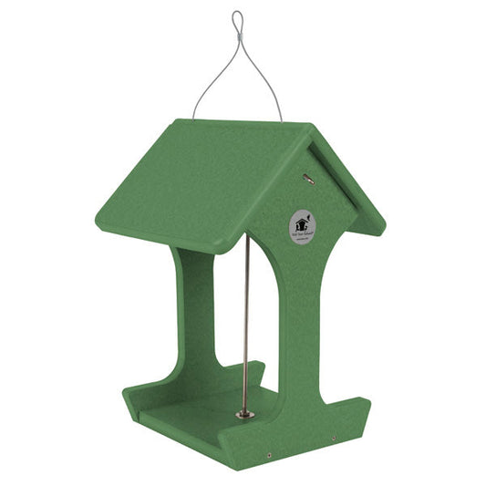 Retro Vintage Cylinder Feeder in Vineyard Green Recycled Plastic - Birds Choice